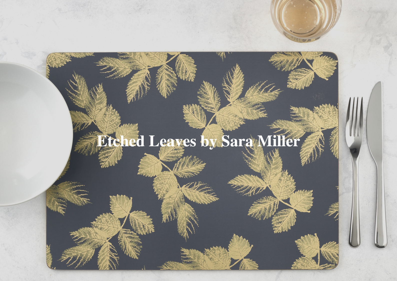 Etched Leaves by Sara Miller