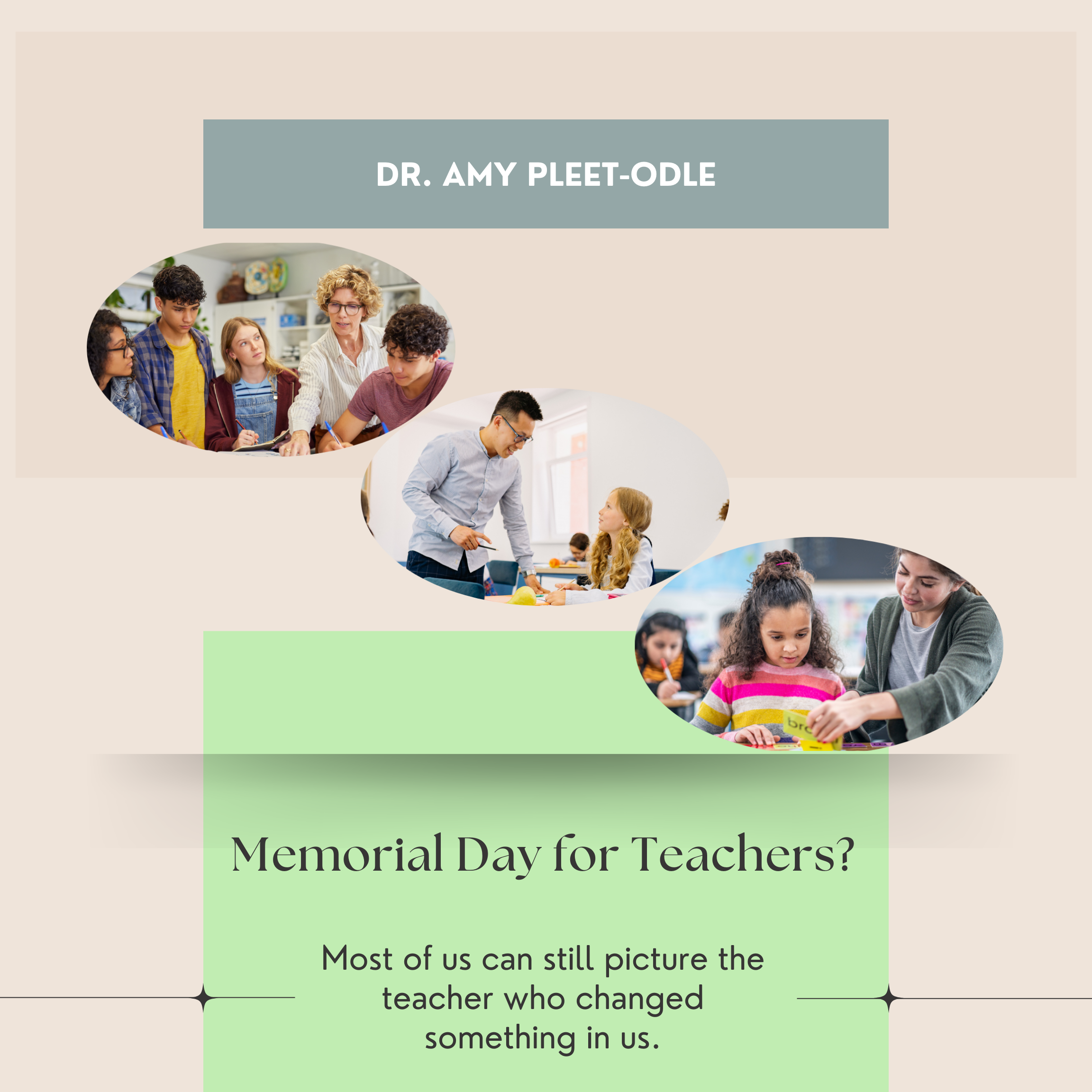 Memorial Day for Teachers?