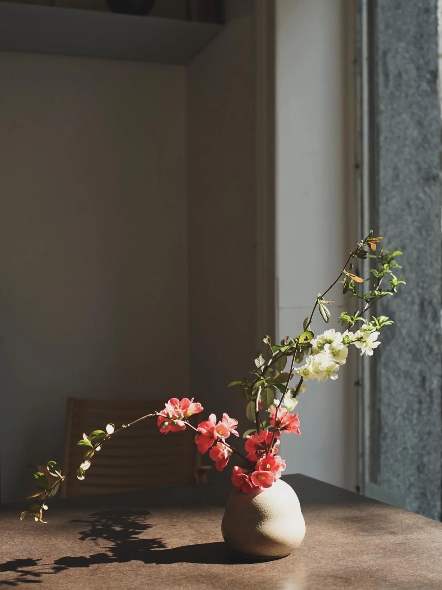 Ein leiser Vorgeschmack auf den Fr&uuml;hling. 
Ich freue mich so.

#vase #keramik #z&uuml;rich #handgemacht