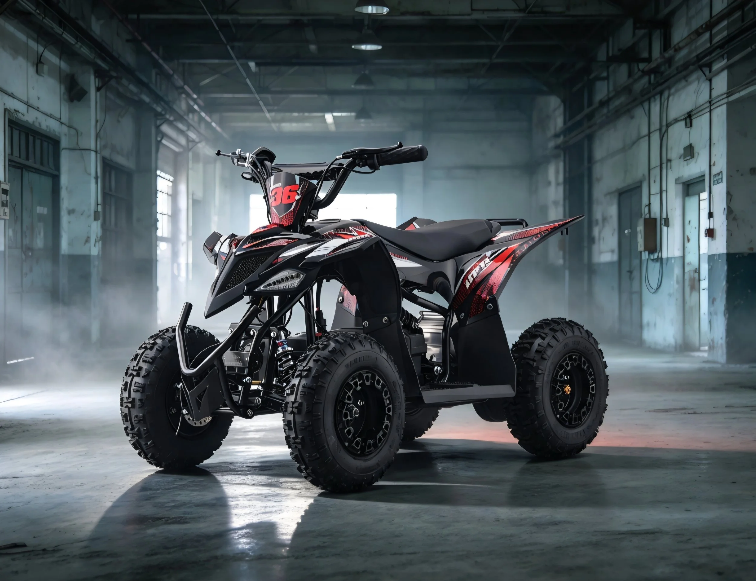 BFR Rascal 1000w 36v Kids Electric Quad Bike black