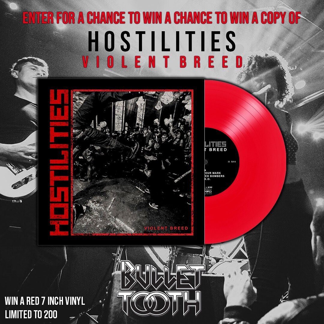 Go win a copy of the new HOSTILITIES &ldquo;Violent Breed&rdquo; 7&rdquo; on RED from our friends at Lambgoat! Just comment on their recent post. Winner picked this Friday! See them at This Is Hardcore on July 9!

&quot;You&rsquo;re dealing with a co
