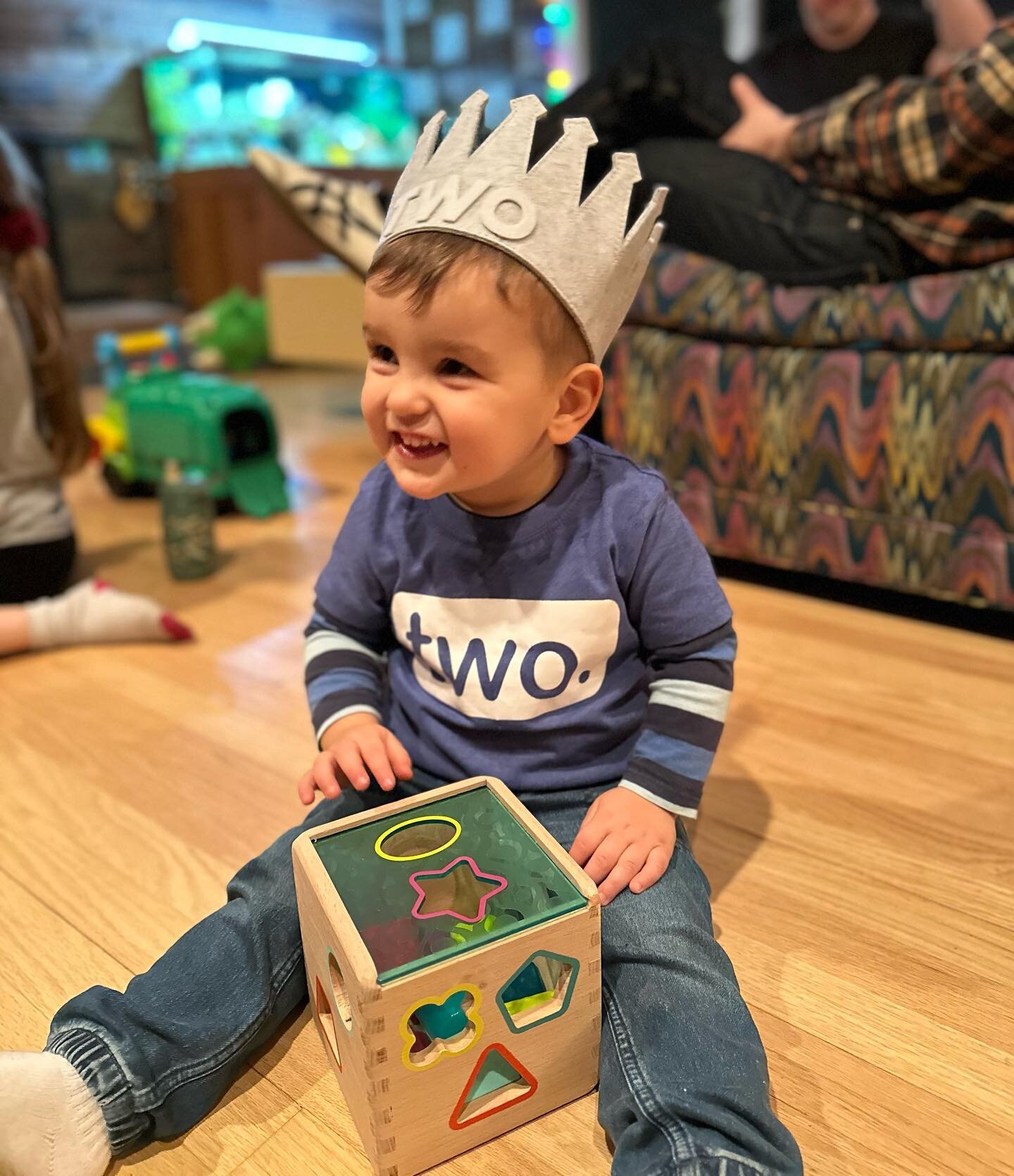 The boy is 2!