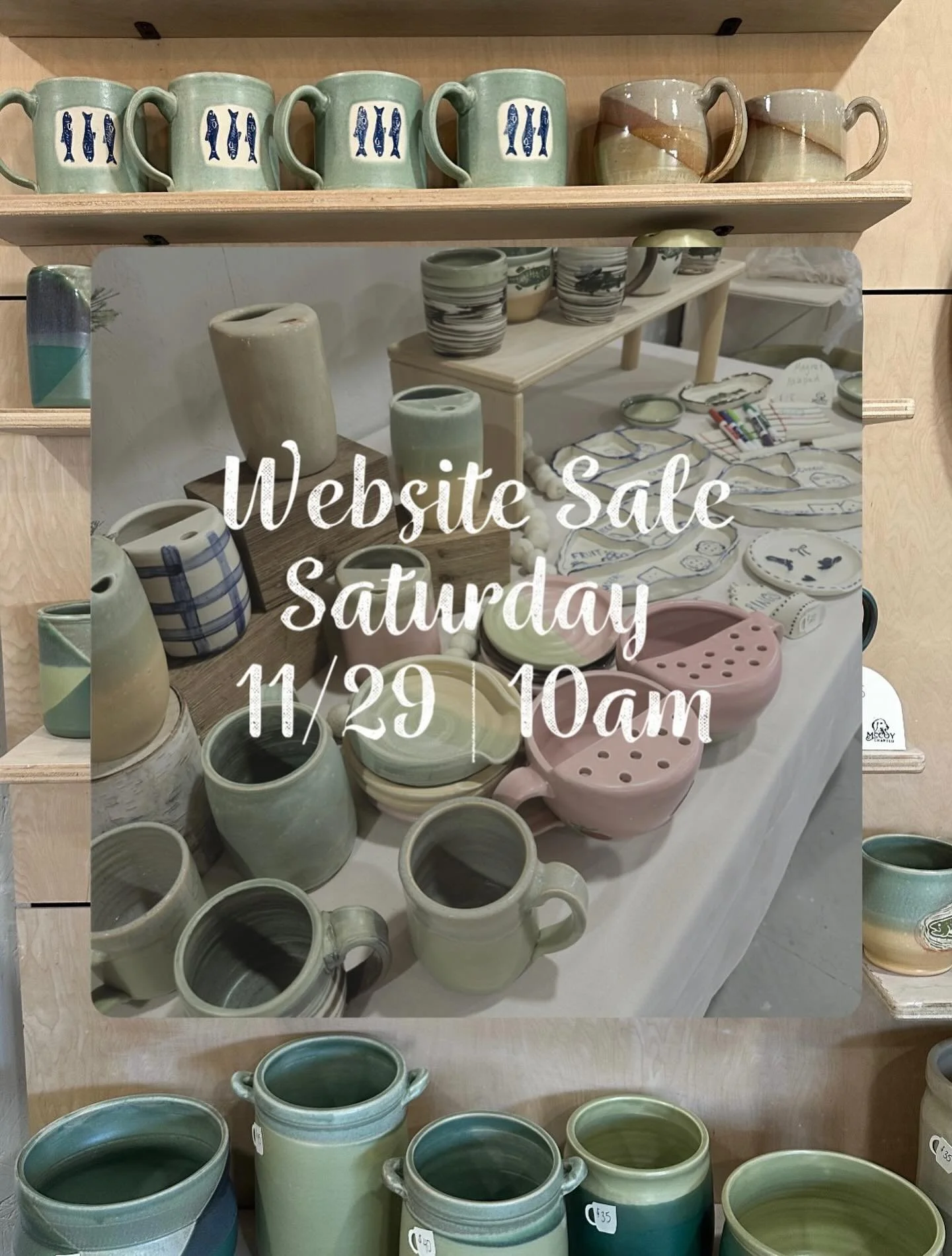 I&rsquo;ve been so thankful for your support and kind words! 
I&rsquo;m photographing and listing everything on the website and it&rsquo;s set to go live on Saturday! Can&rsquo;t wait to share. We will offer porch pickup and shipping. Let me know if 