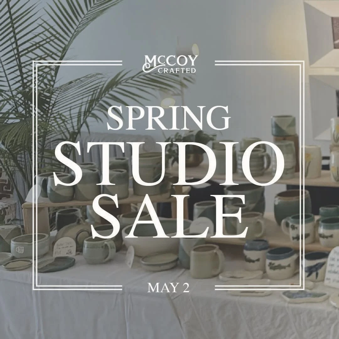 Spring Sale next Saturday, May 2nd, from 9-12 at my studio! Address below. 
Mother&rsquo;s Day snuck up on me (May 10th!!) and I wanted everyone to have the chance to shop in person if possible! So stock up for all the occasions coming up (or for you