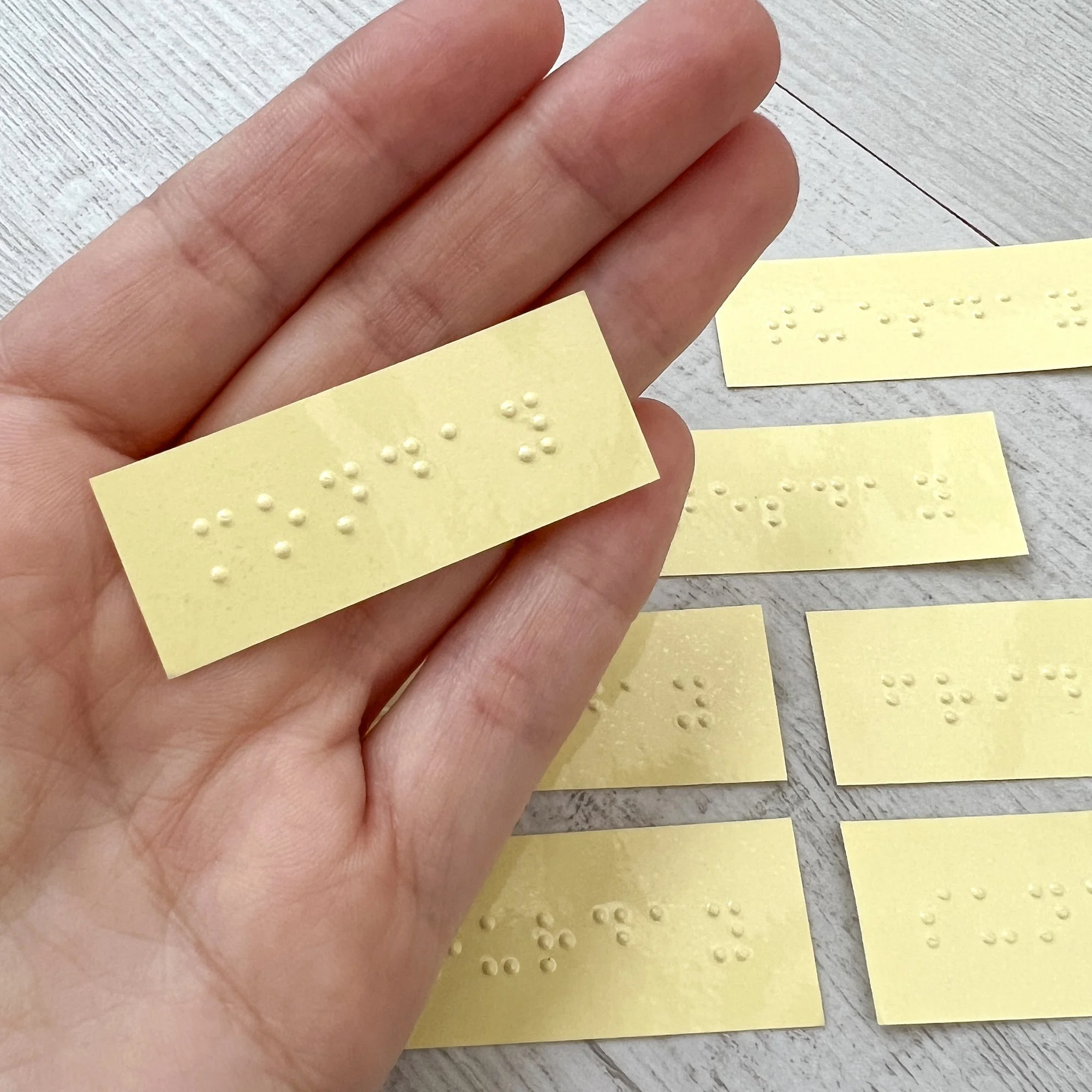 Braille Days of the Week Labels — Dotty About Braille Personalised