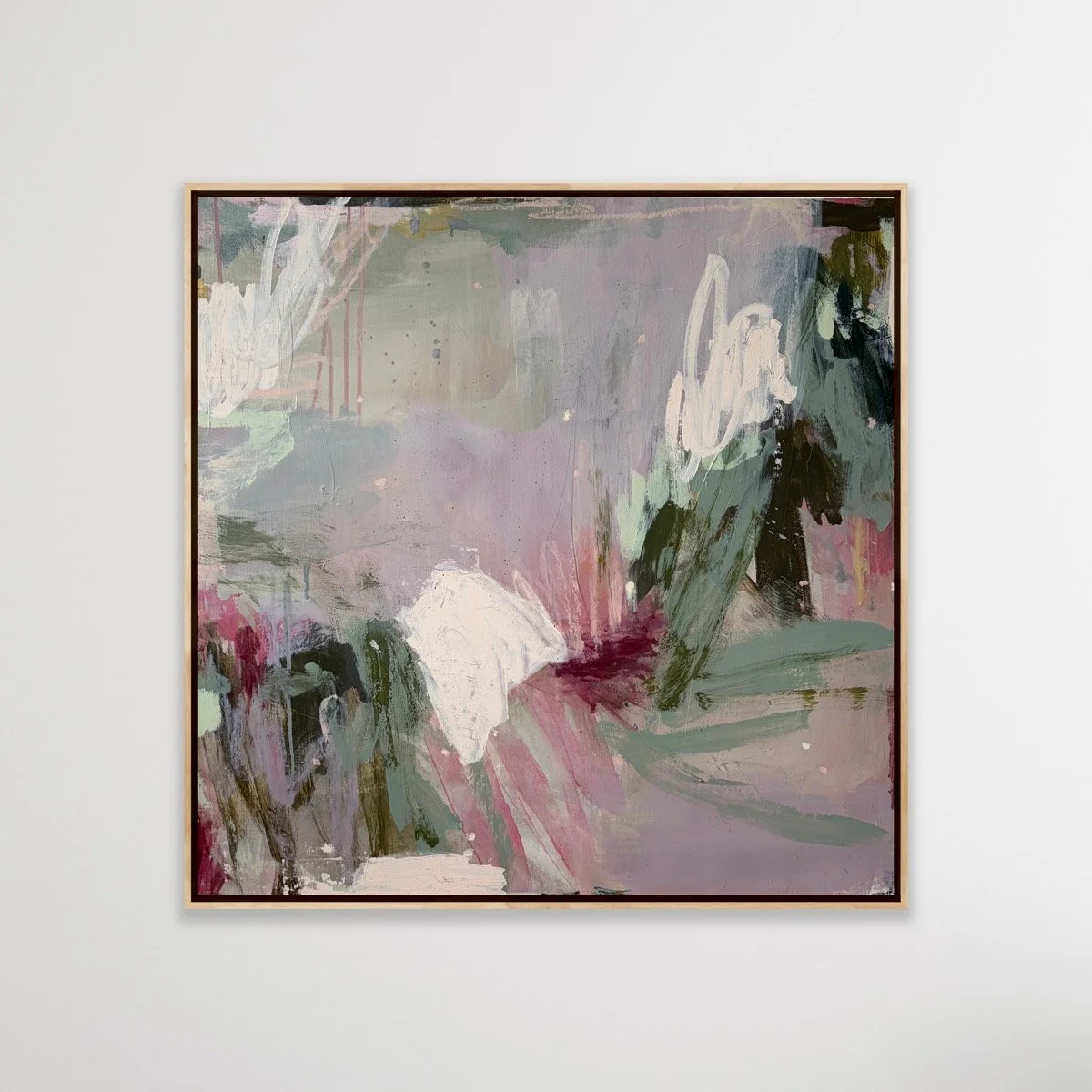 Soft blossoms - 76 x 76cm