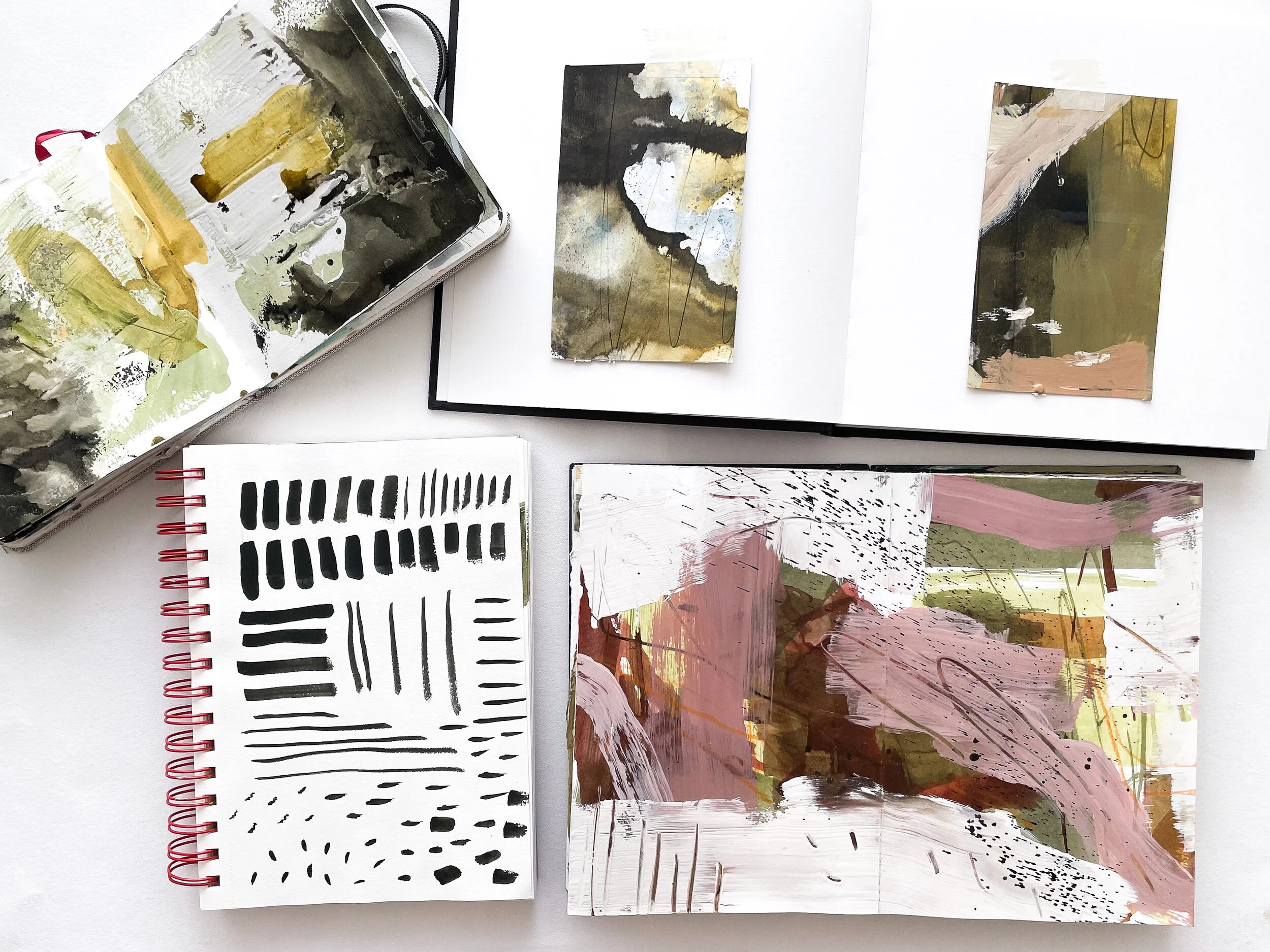 abstract sketchbook play — Emma Lock Art