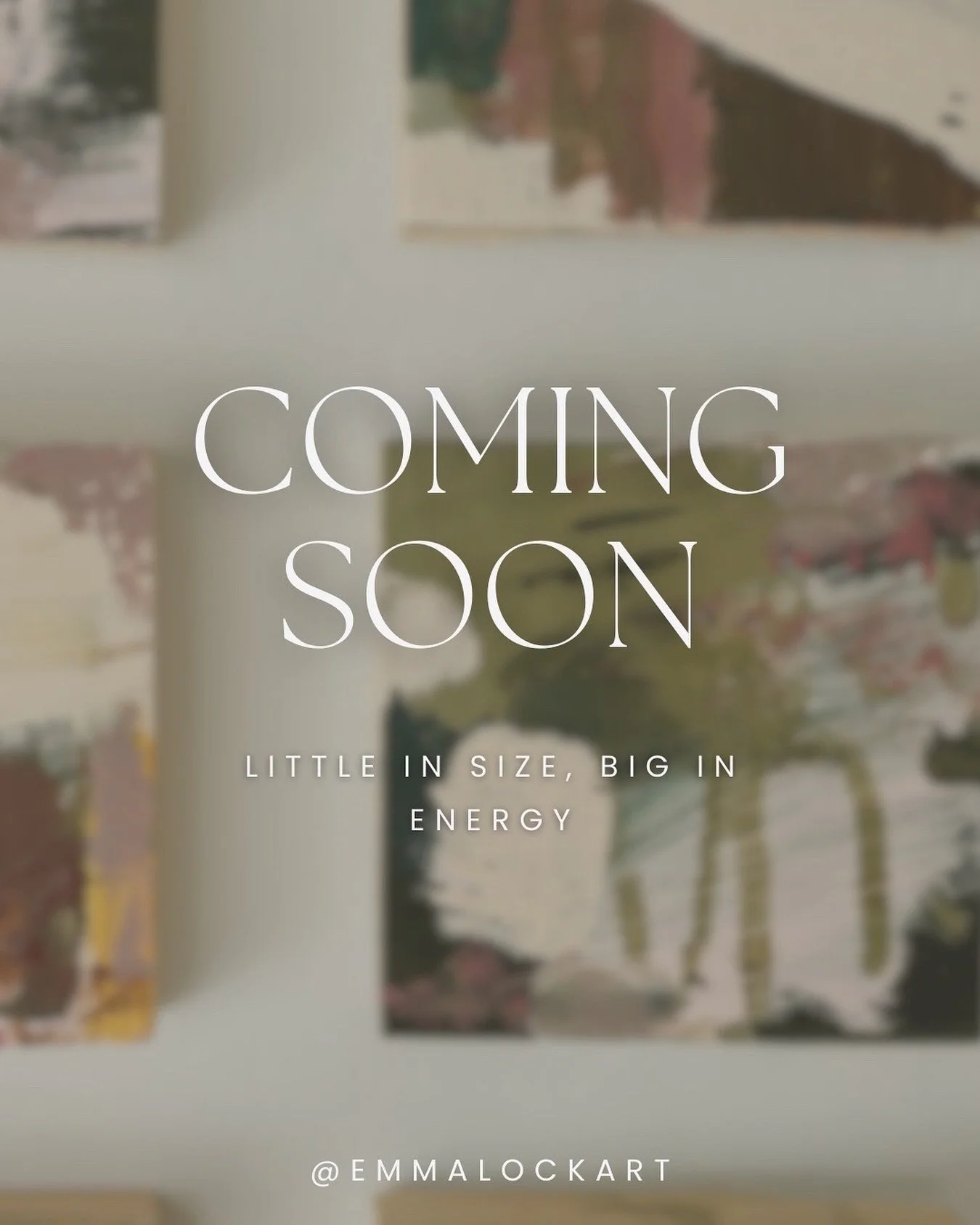 Little in size big in emotion 
Coming soon! 👀