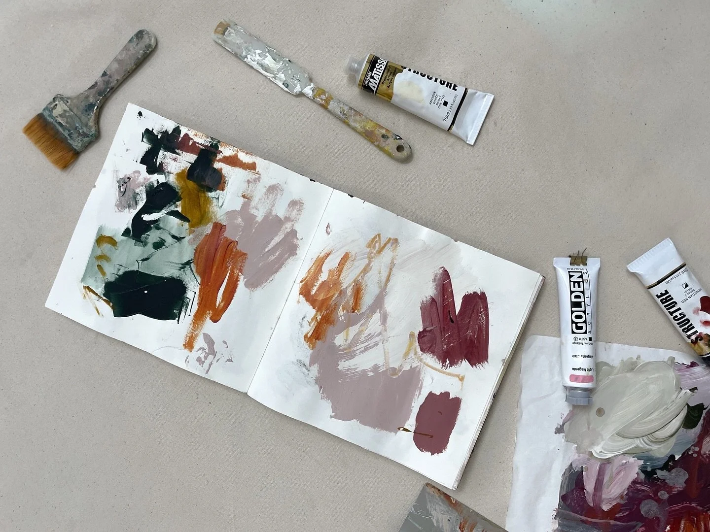 And ode to sketchbooks:

I remember one year at an exhibition I took some of my sketchbooks to leave out so people could browse through them to see the process and ideas behind the work on show. Watching this happen although lovely (because who doesn