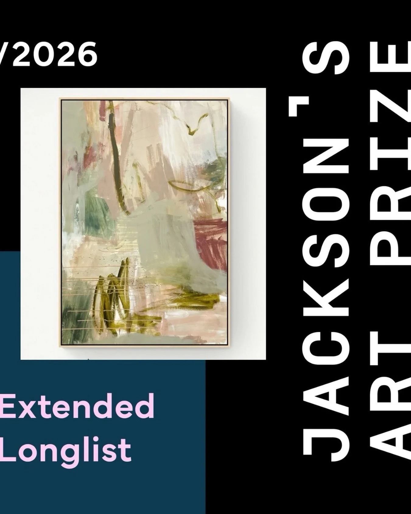 Super thrilled with being accepted into the extended long list this year by @jacksons_art_prize 

I will now be spending my time looking at all the fabulous art included in the extended long list so far with a coffee!