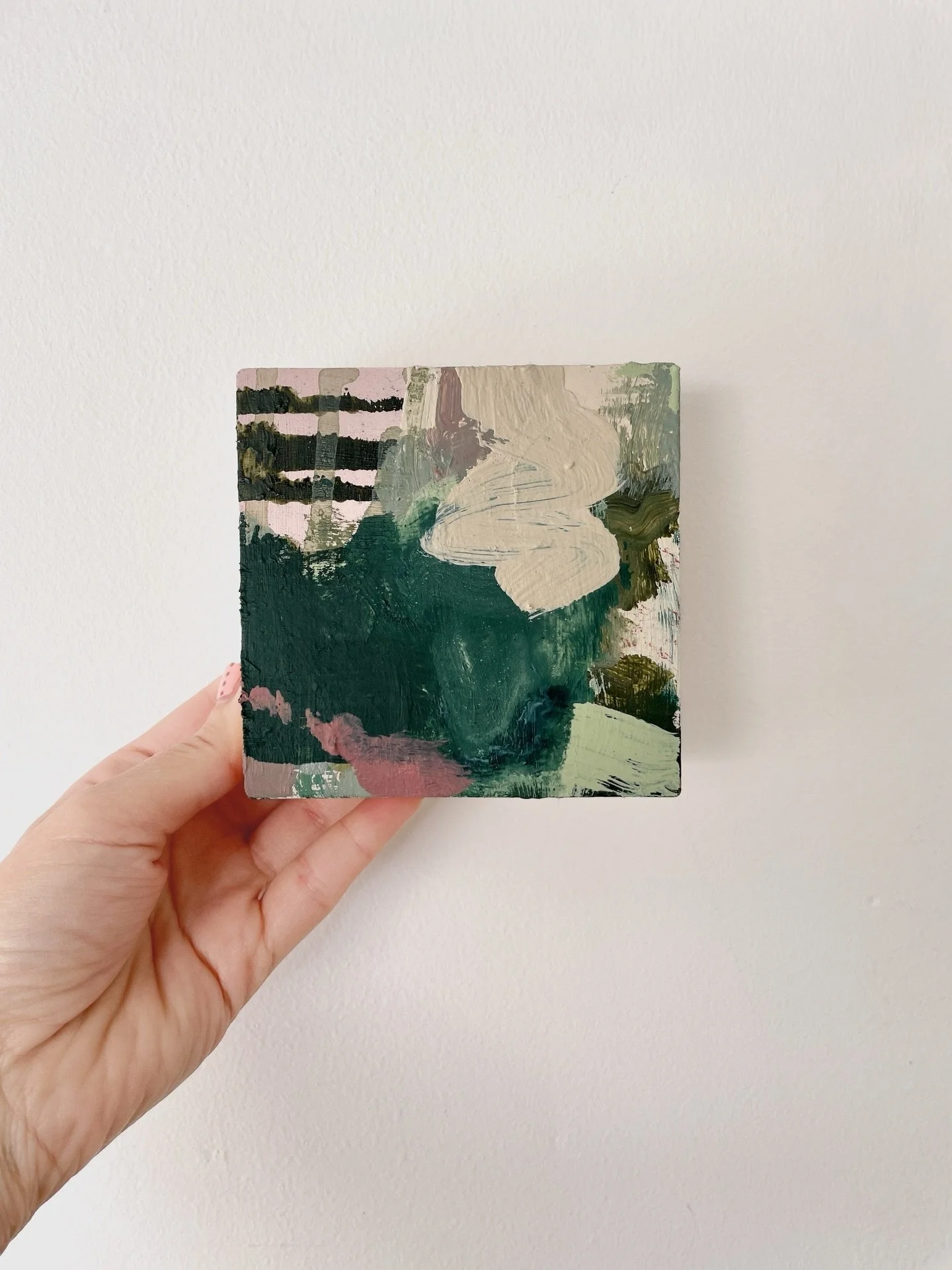 Minis paintings bringing big joy your homes, only three of these left! 

Everyone deserves to own original art which is why I created the as smaller more affordable pieces. A great way to dip your toe into collecting!