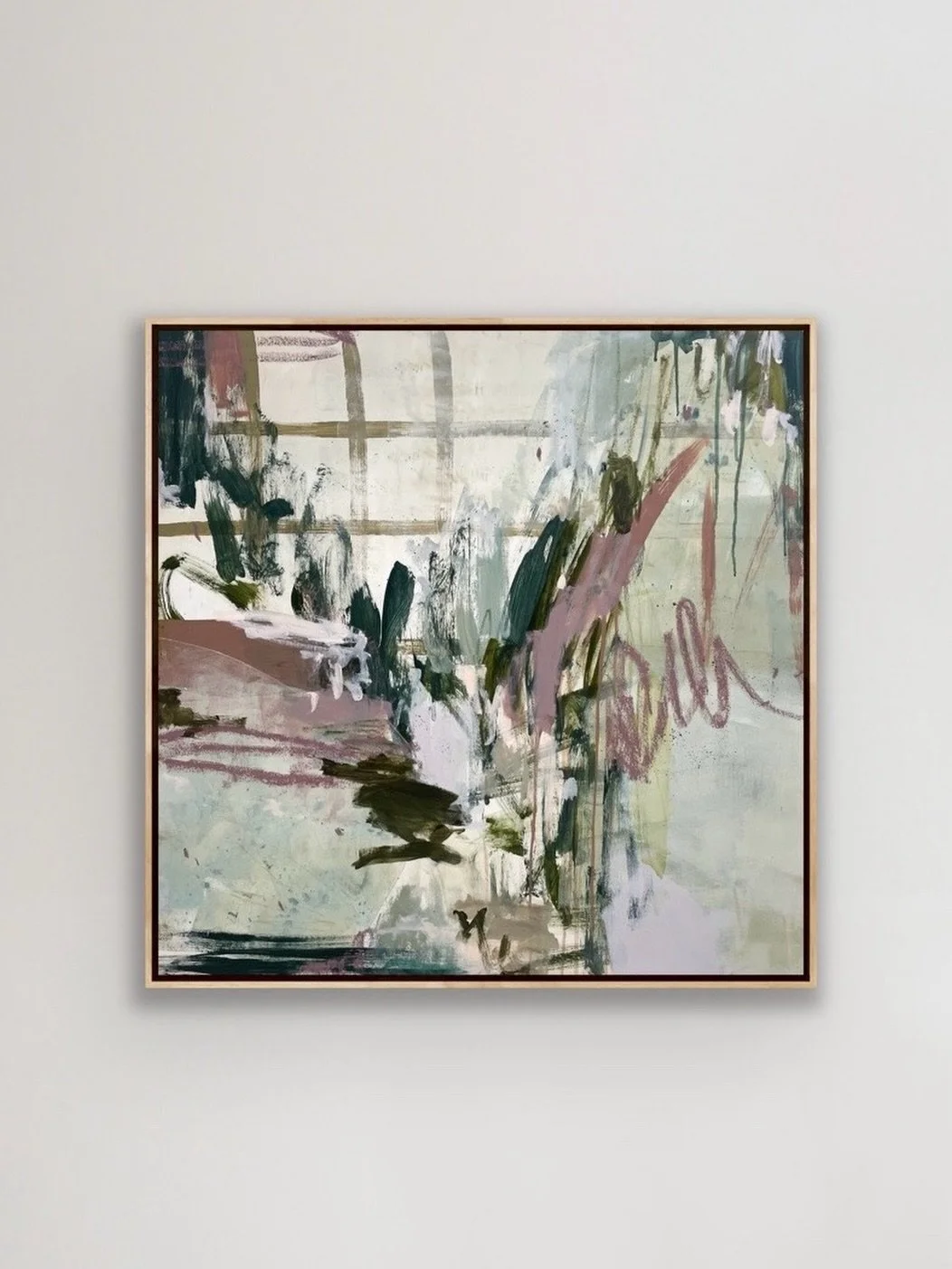 Picnic by the lake /  79 x 79 x 3.5cm framed in a natural tray frame

One of my new favourites! 

This one sold really quickly with @highgateart ❤️