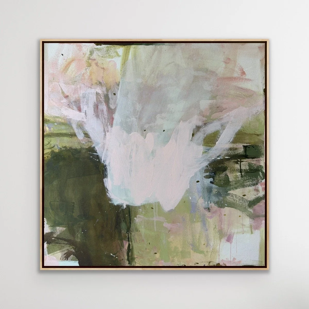 By the rose bushes - 85 x 85cm