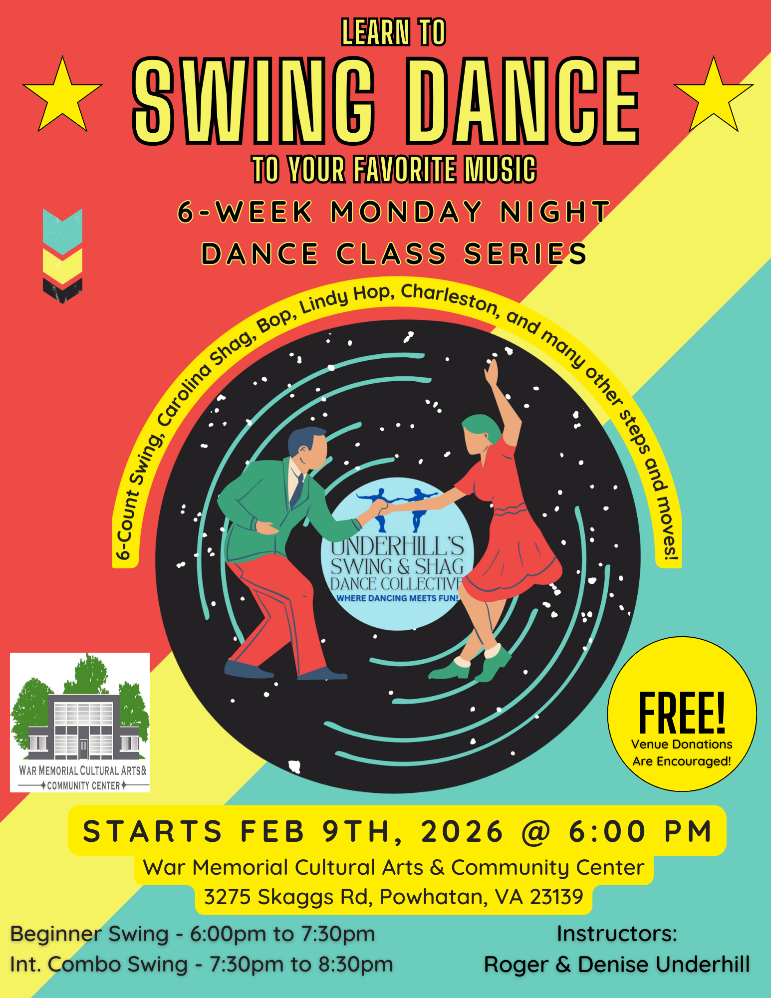 Learn to Swing Dance with Underhill Swing &amp; Shag