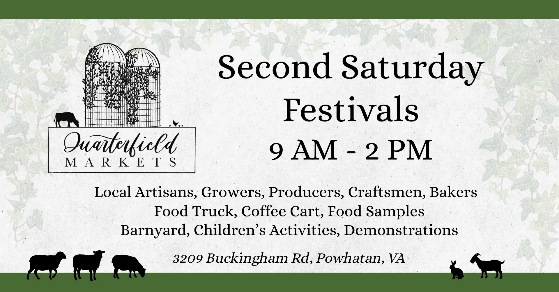 Second Saturday Festival at Quarterfield Markets