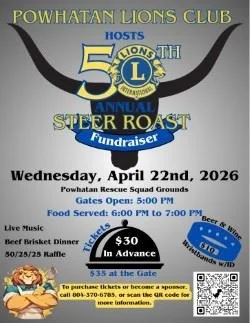 Powhatan Lion's Club 50th Annual Steer Roast