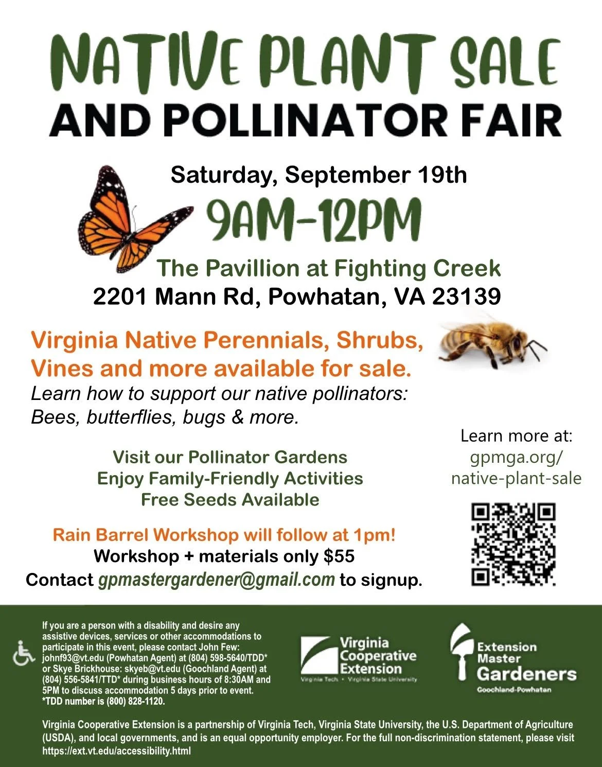 Pollinator Fair and Native Plant Sale