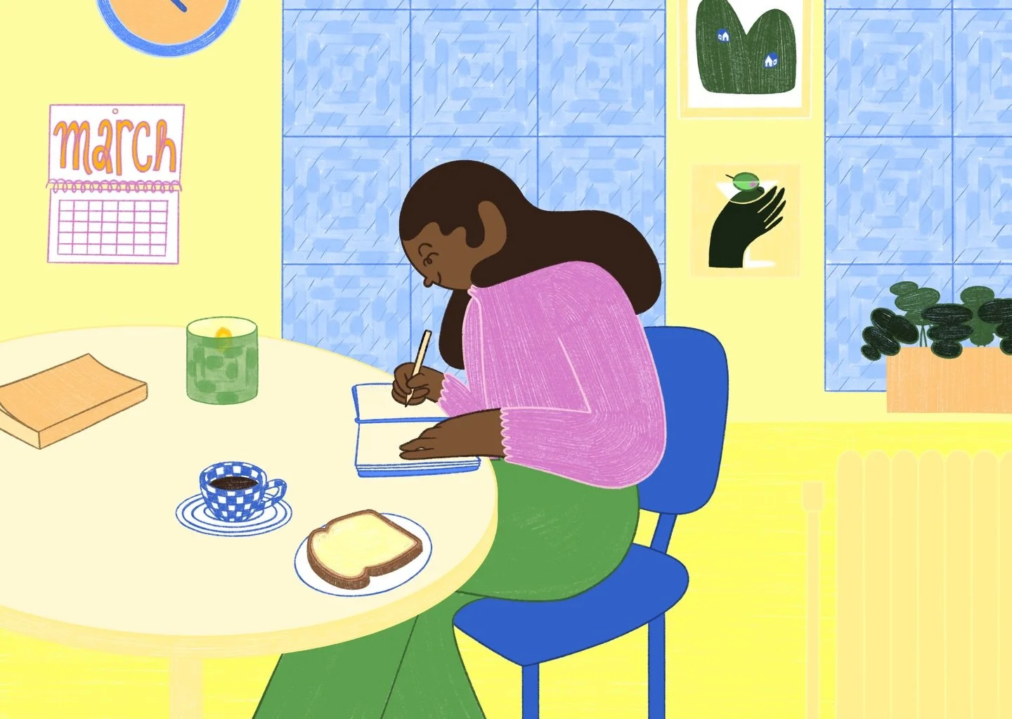 March is here, time to turn my calendar&rsquo;s page 🗓️

#illustrationartists #characterillustration