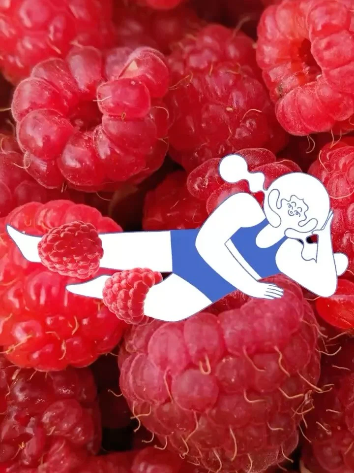 Playing with some ideas 🍓😋 #characterillustration #illustration #illustratedGIF