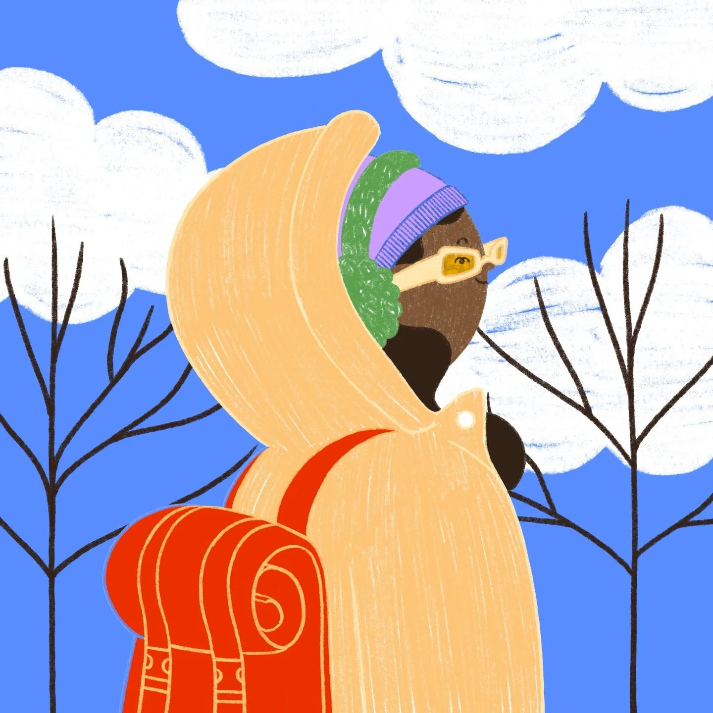 Layers and winter walks ❄️

#illustrationartists #characterillustration