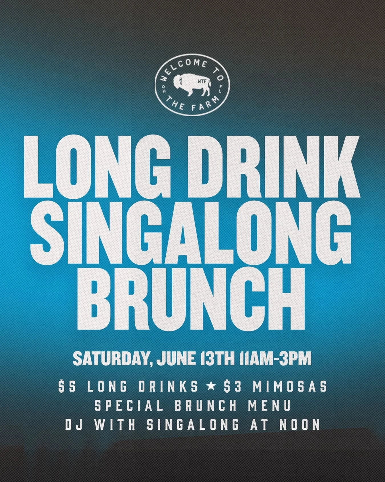 see y&rsquo;all singing along 🤠🎙️🍳

sat june 13th 11a-3p:

- $5 long drinks
- $3 mimosas
- special brunch menu
- dj with singalong at noon

sponsored by @longdrink