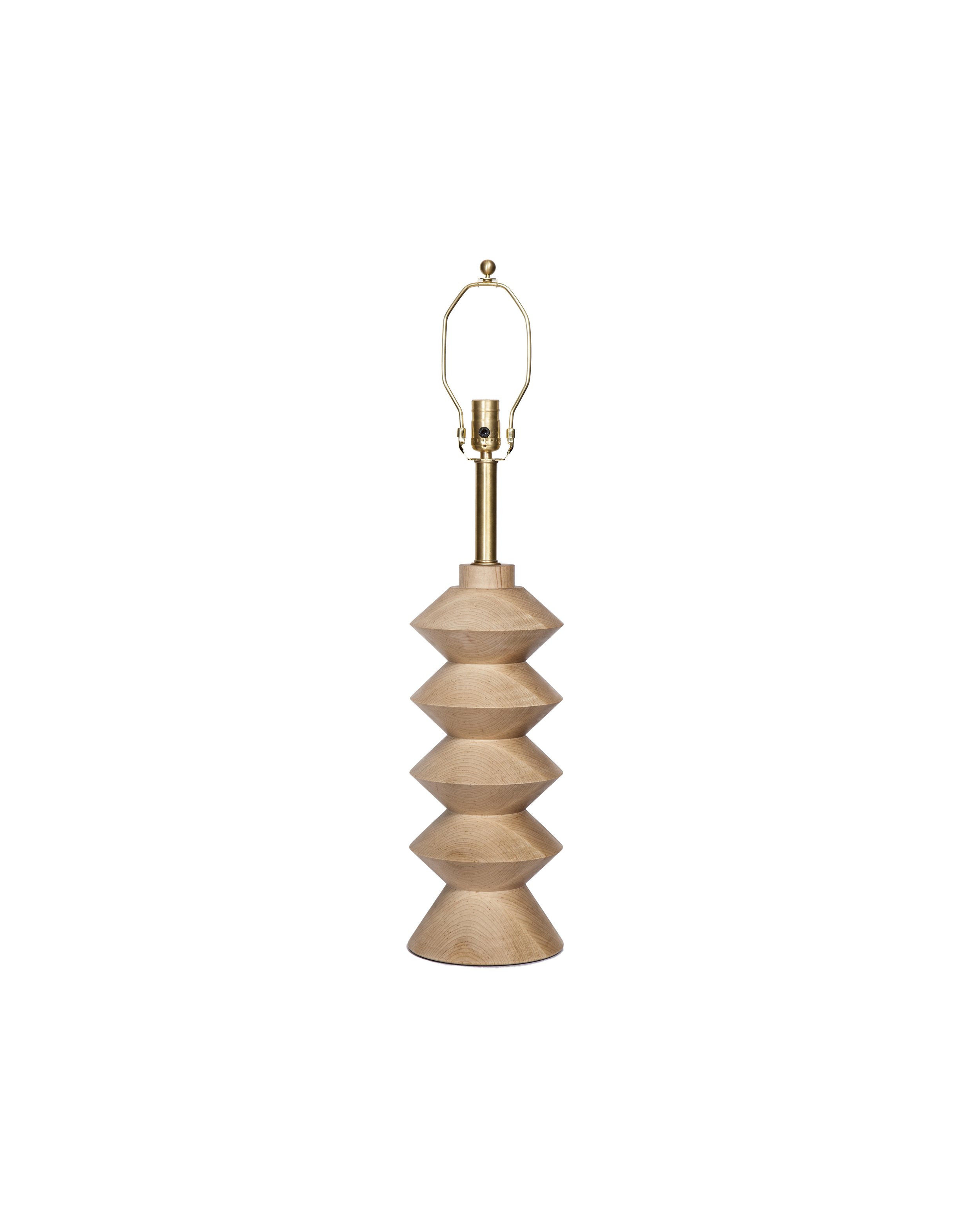Jack Turned Maple Table Lamp