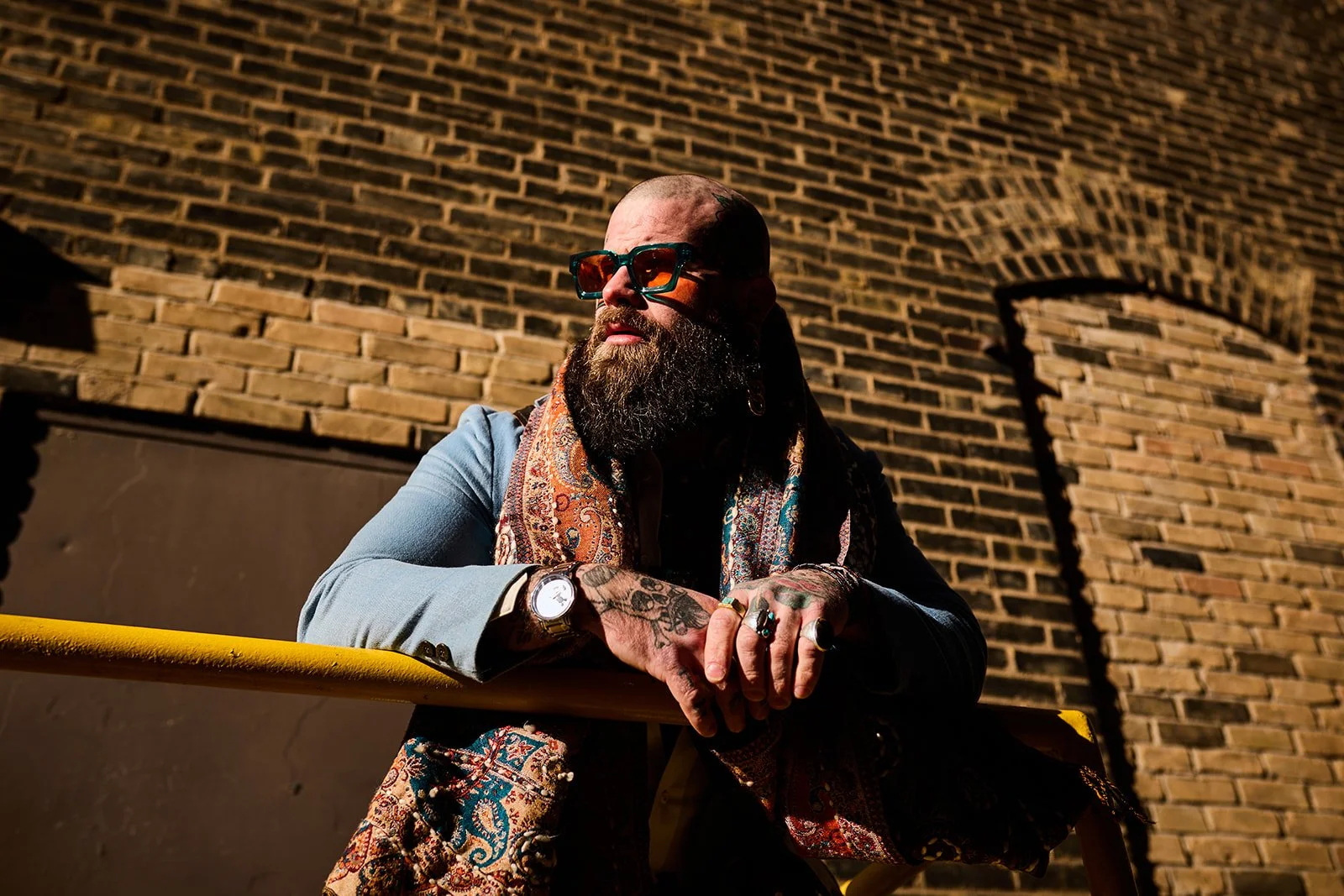 Urban portrait photo in downtown Minneapolis 