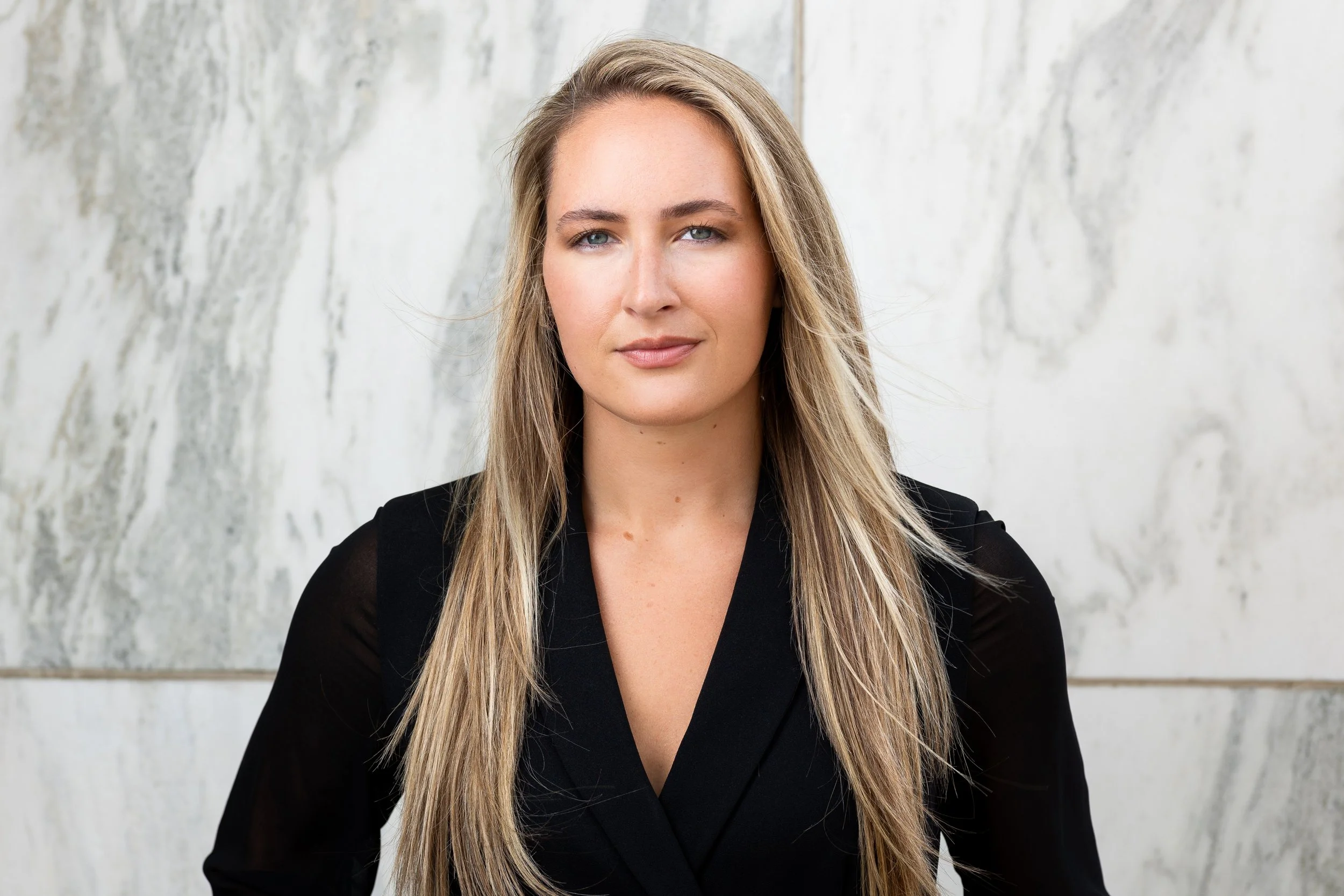 On-location professional modern headshot of Omaha model, Adison Keeton