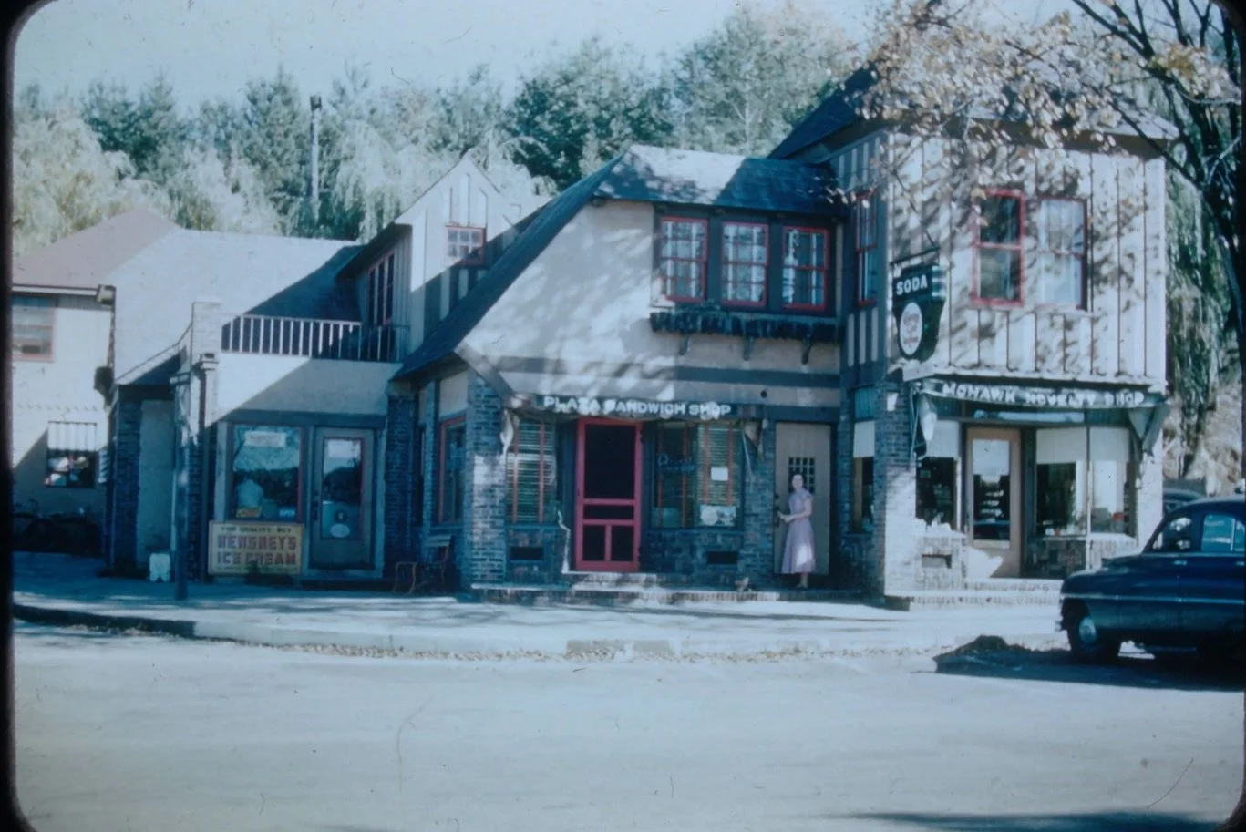 Our storefront, 21 White Deer Plaza, sometime in the 1950s. 

A man brought this gem by the shop this week and told us that his family used to live in the upstairs apartment&mdash;what&rsquo;s now our tailor shop. It was literally someone&rsquo;s hom