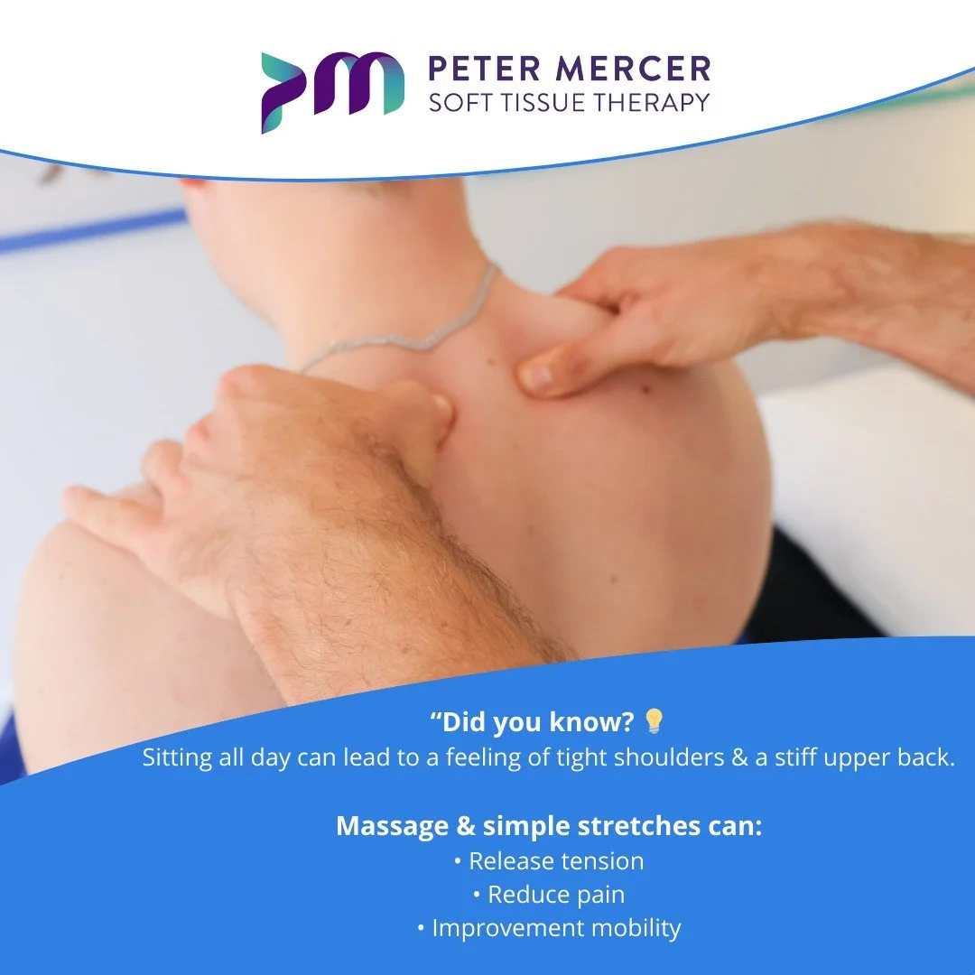 Long hours at a desk can create tightness and discomfort &mdash; even if you&rsquo;re active outside of work.

A short massage session combined with targeted stretches helps relive tension, reduce pain and improve mobility. 

📍 Whitstable
🔗 Book vi