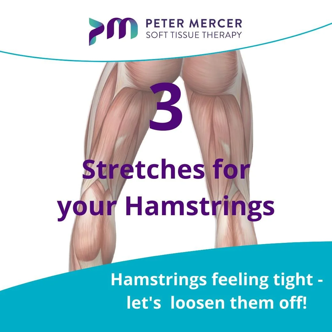 Tight hamstrings? Let&rsquo;s fix that.

Swipe through for 3 simple stretches to help you move better, feel lighter, and ease that achy stiffness.

Quick tip: keep your knee as straight as comfortably possible during each stretch &mdash; that&rsquo;s