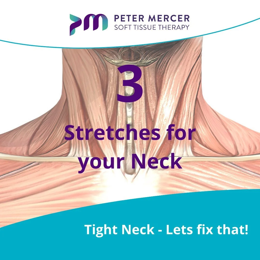 Tight neck? Let&rsquo;s fix that.

Swipe through for 3 simple stretches to help ease neck tension, improve movement, and reduce that stiff, heavy feeling so many of us carry around.

Quick tip: move slowly and gently &mdash; keep the stretch comforta