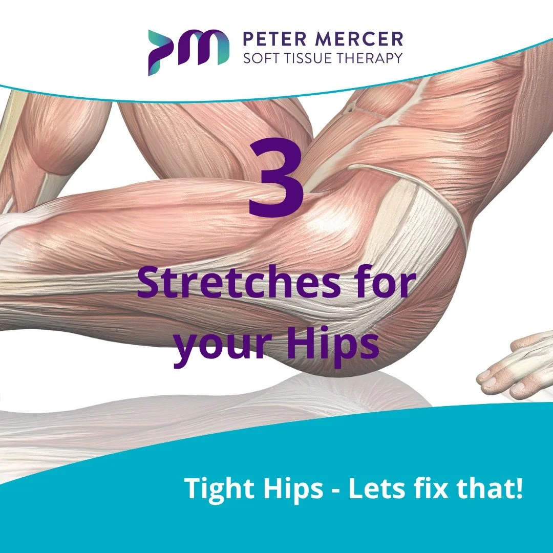 Tight Hips? Let&rsquo;s fix that.

Swipe through for 3 simple stretches to help ease stiffness, improve mobility and feel lighter in your legs and lower back. 

Quick tip: 
Move slowly and gently &mdash; keep the stretch comfortable, not forced. Keep