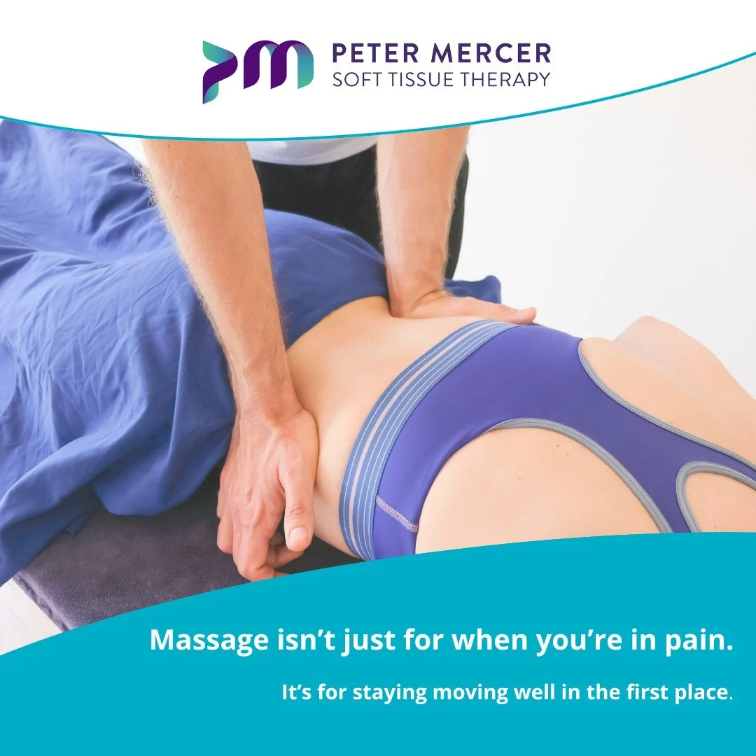 Most people wait until something feels &ldquo;wrong&rdquo; before doing anything about it.

The people who tend to move best long-term treat recovery as part of their training and life &mdash; not a reaction to pain.

Regular soft tissue work can hel