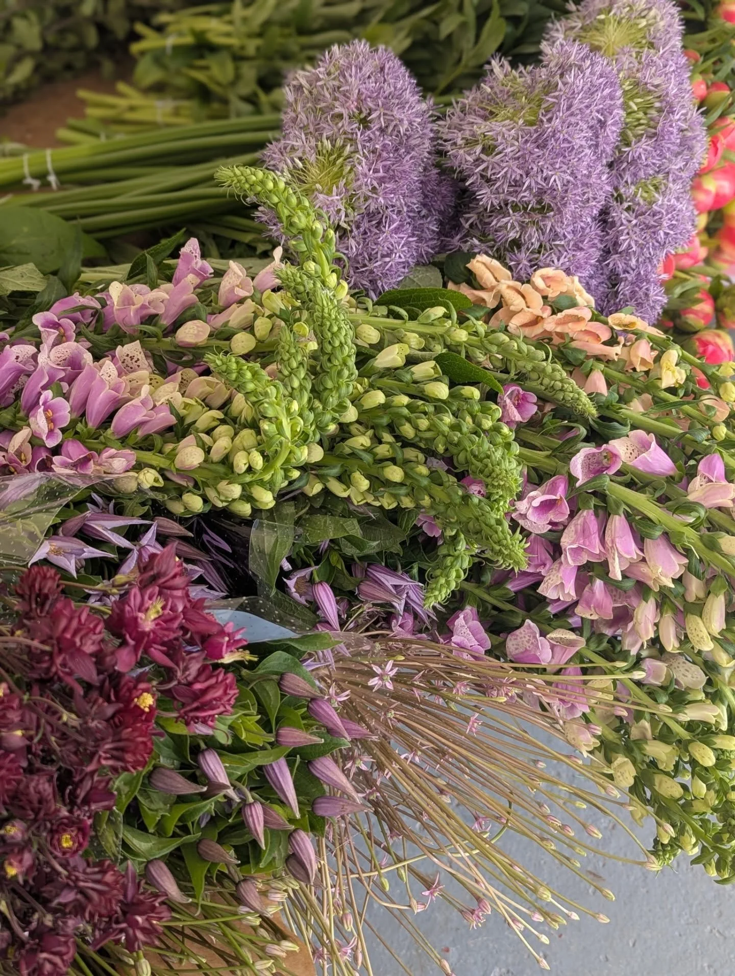 For this recipe you'll need foxgloves, alliums, clematis, jasmine and sweet peas 🪸🦑