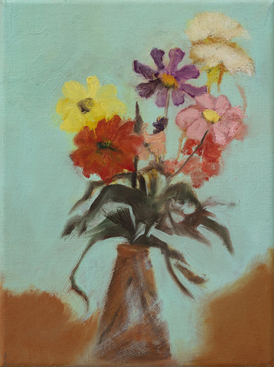 Little Fall Fantasy, Oil on Linen, 12 x 9 inches