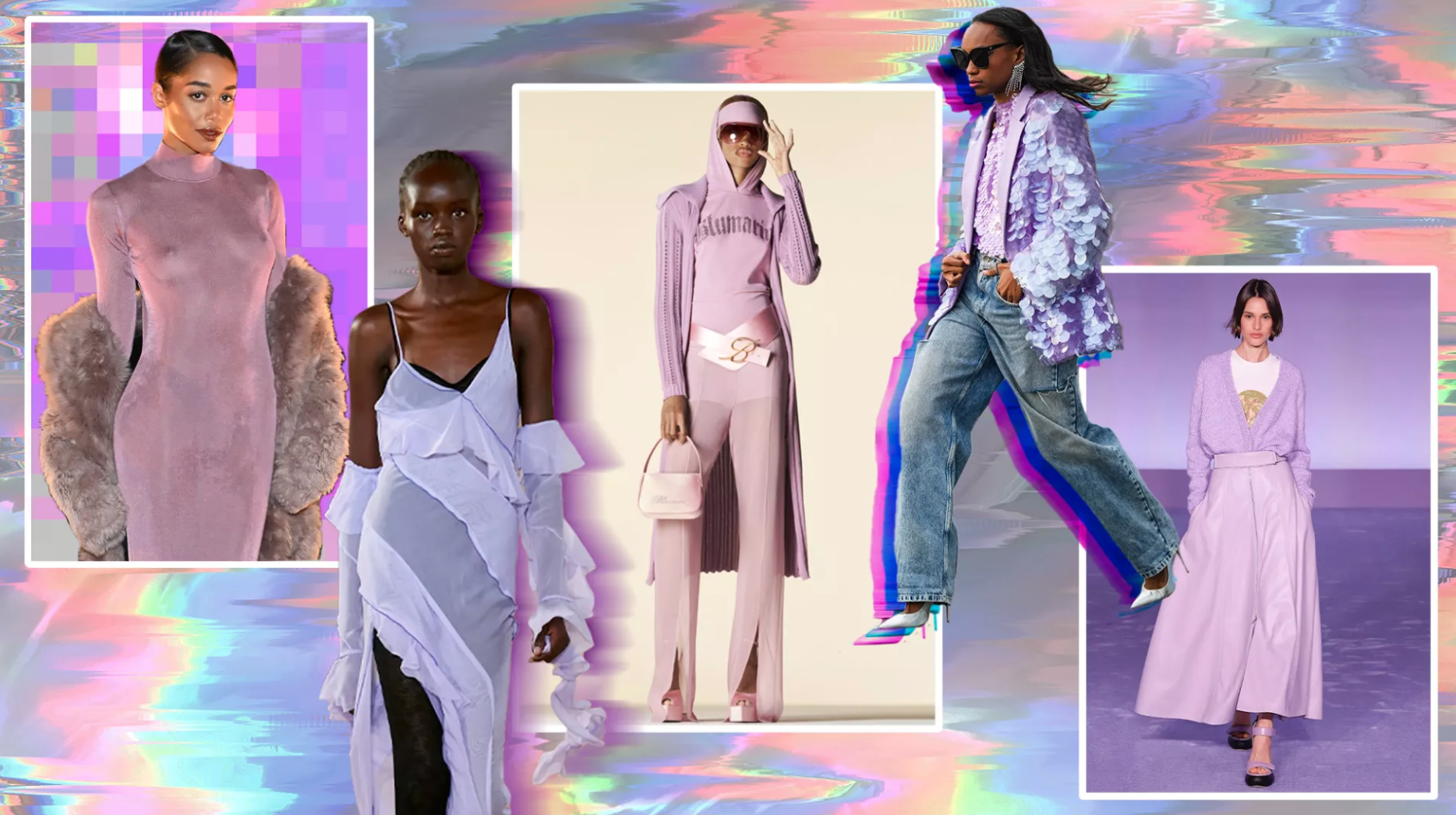 marie claire: 2023's digital lavender trend is taking over