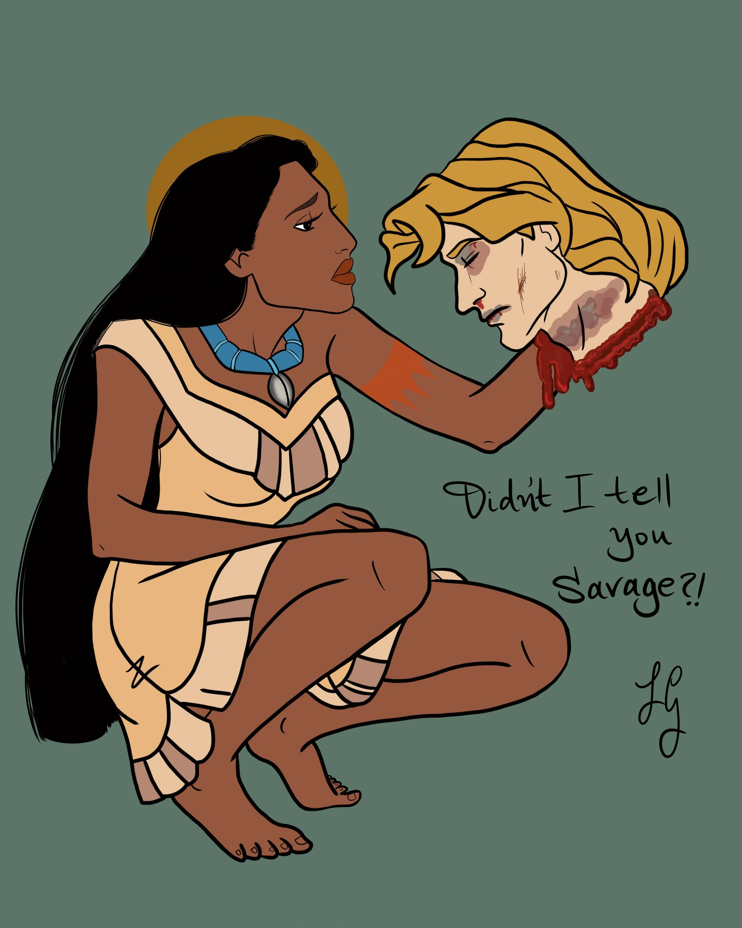 Pocahontas & her trafficker