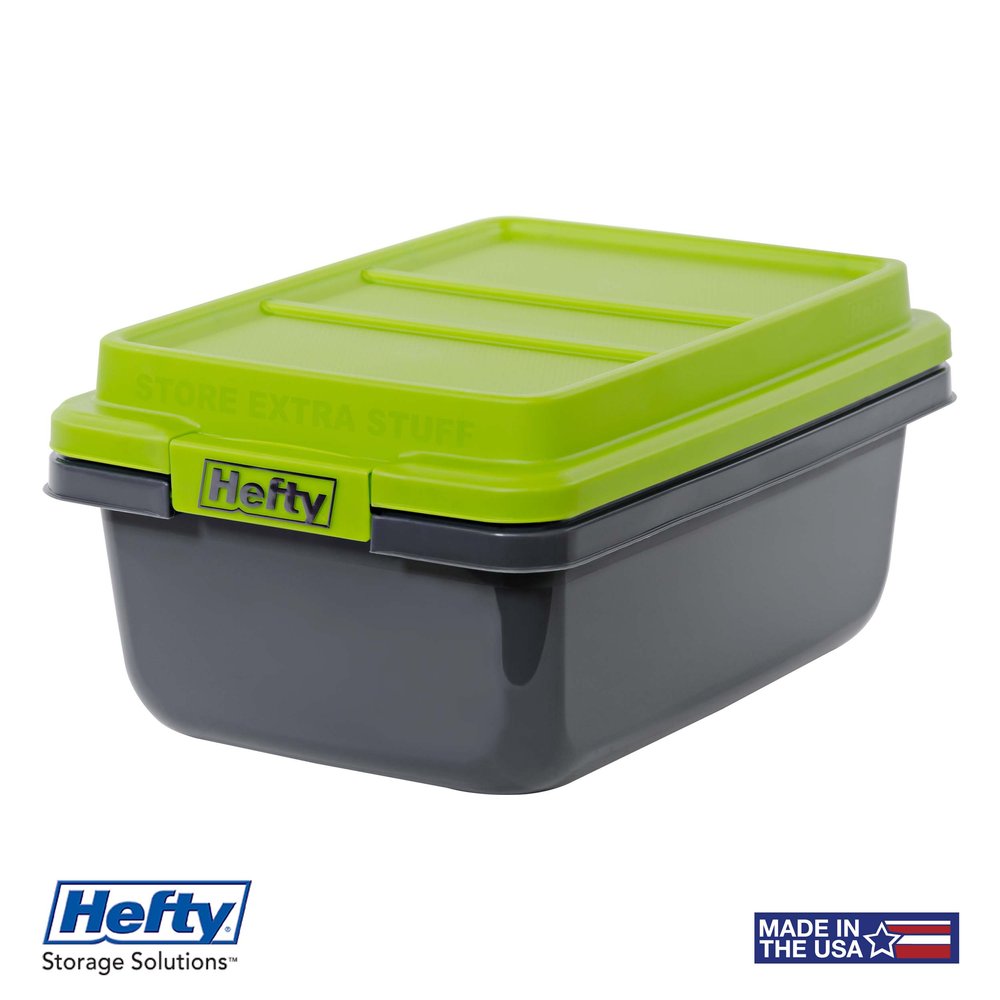 4.5-gal HI-RISE PRO™ Storage Tote — Hefty Home Solutions