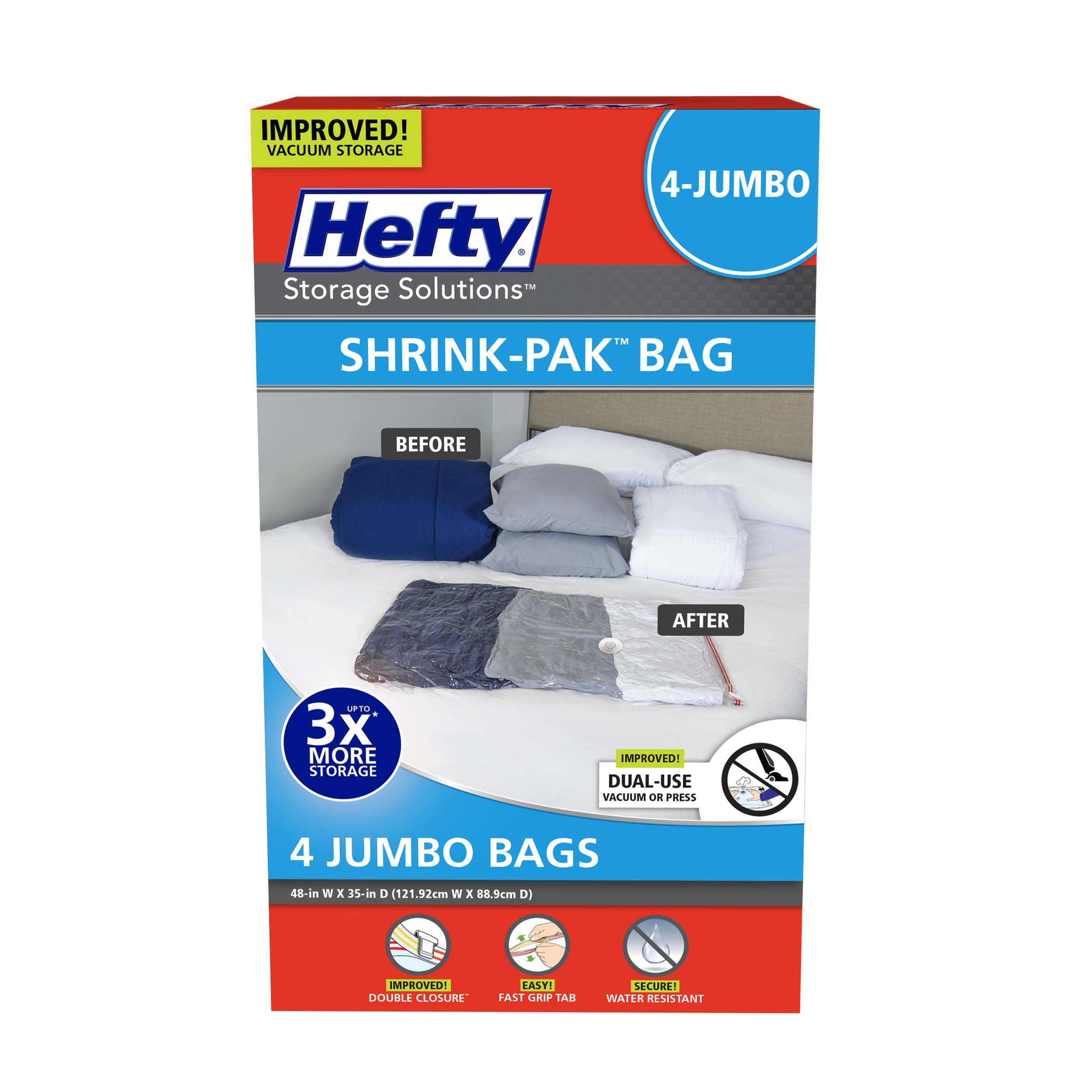 Hefty ShrinkPak  3 Jumbo Vacuum Seal Storage India  Ubuy