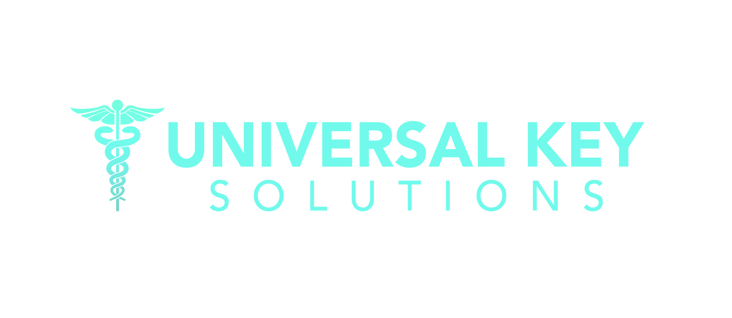 A logo for Universal Key Solutions, featuring a key graphic and stylized text.
