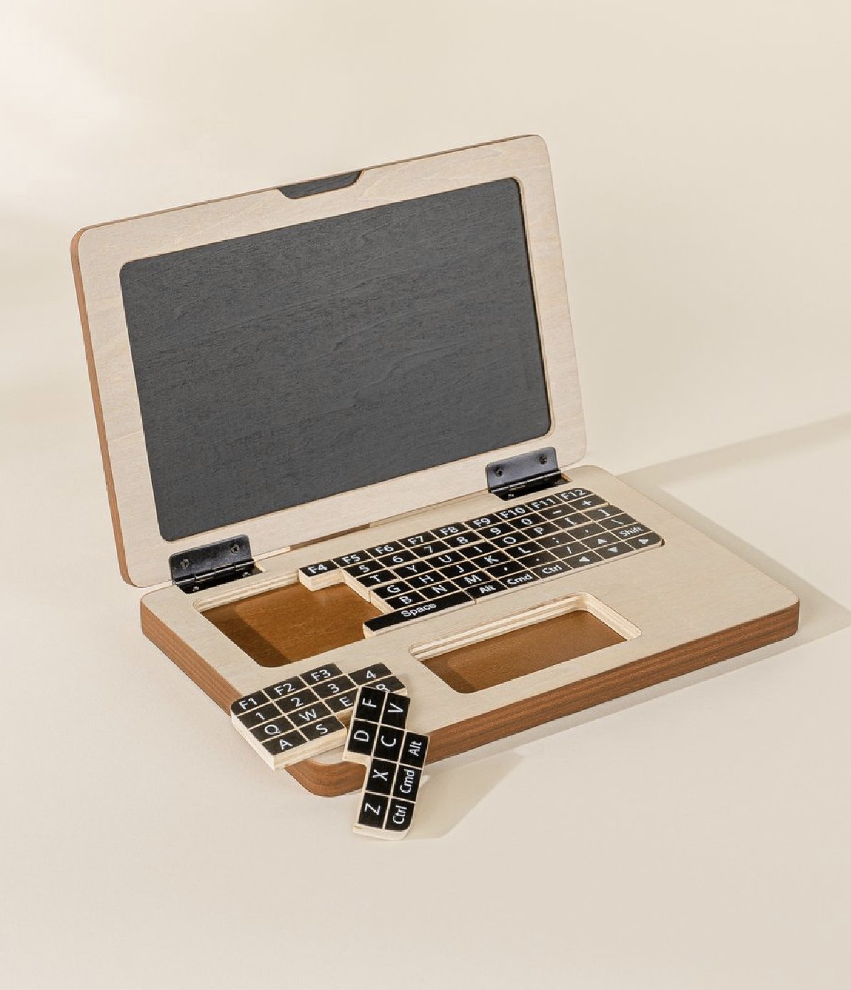 Wooden Toy Laptop