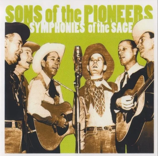 Label from the Sons of the Pioneers' 1941 Orthacoustic recording of "There's a Rainbow Over the Range."