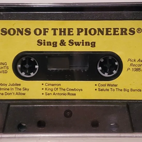 Side A of the Sons of the Pioneers' 1989 cassette tape "Sing & Swing."