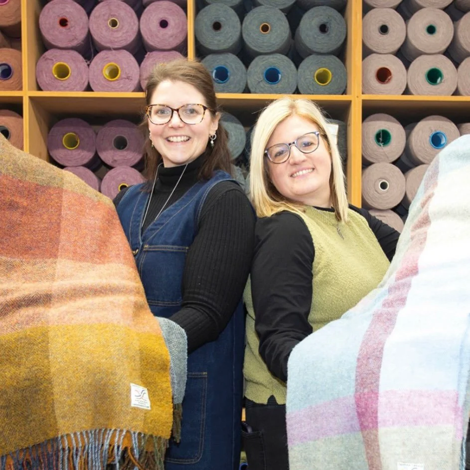 So pleased to of been featured in the July edition of @dglifemag - Carol wrote a lovely report about our recent takeover in February. The photos of the team were fabulous- some existing staff and new recruits all working to keep textiles alive in Lan