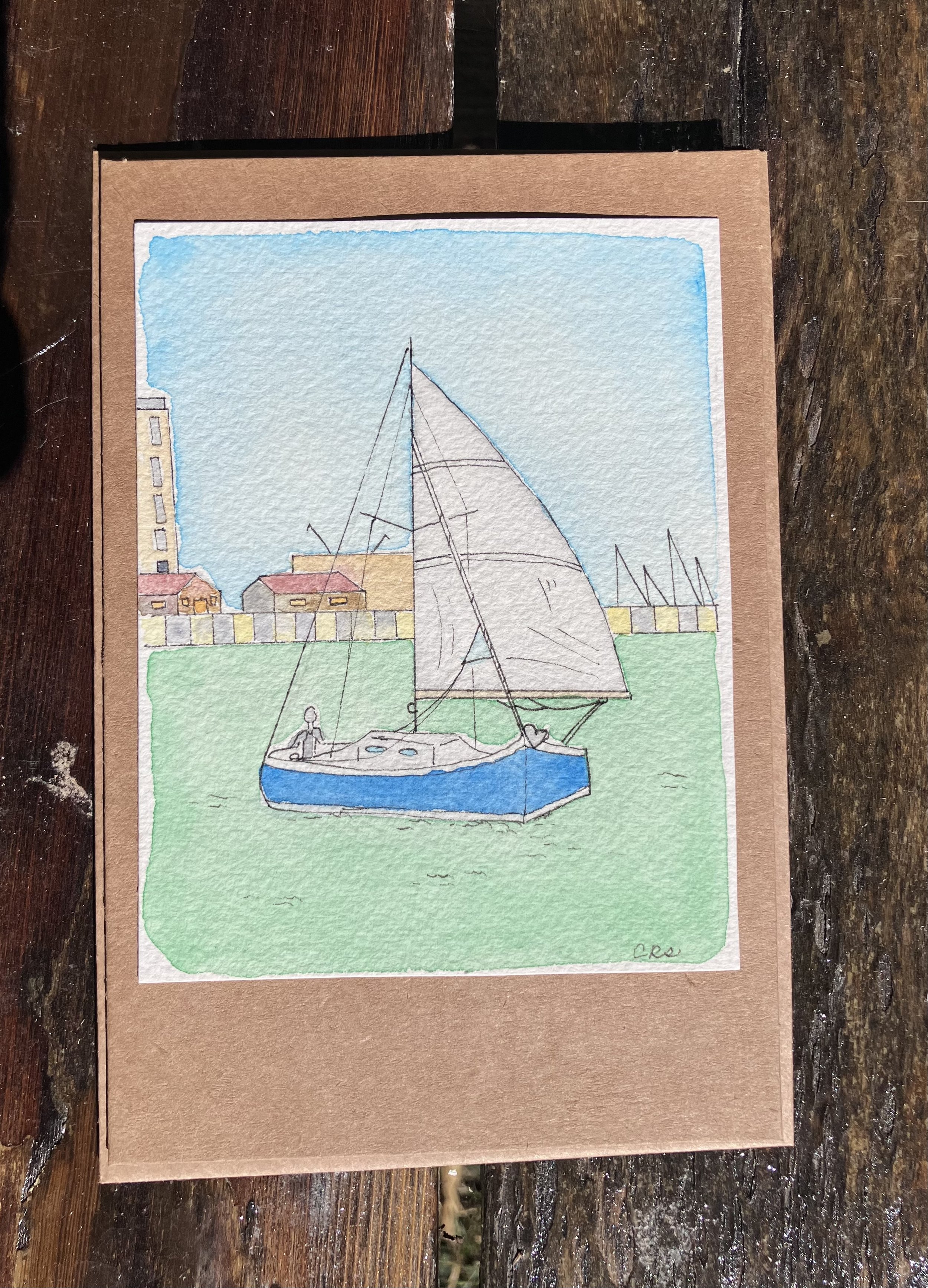 4 x 6 Watercolor Greeting Card