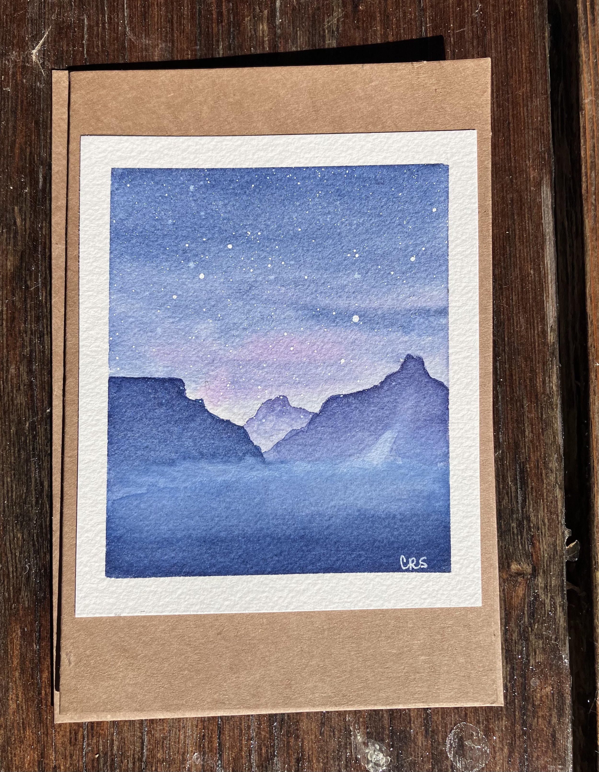 4 x 6 Watercolor Greeting Card