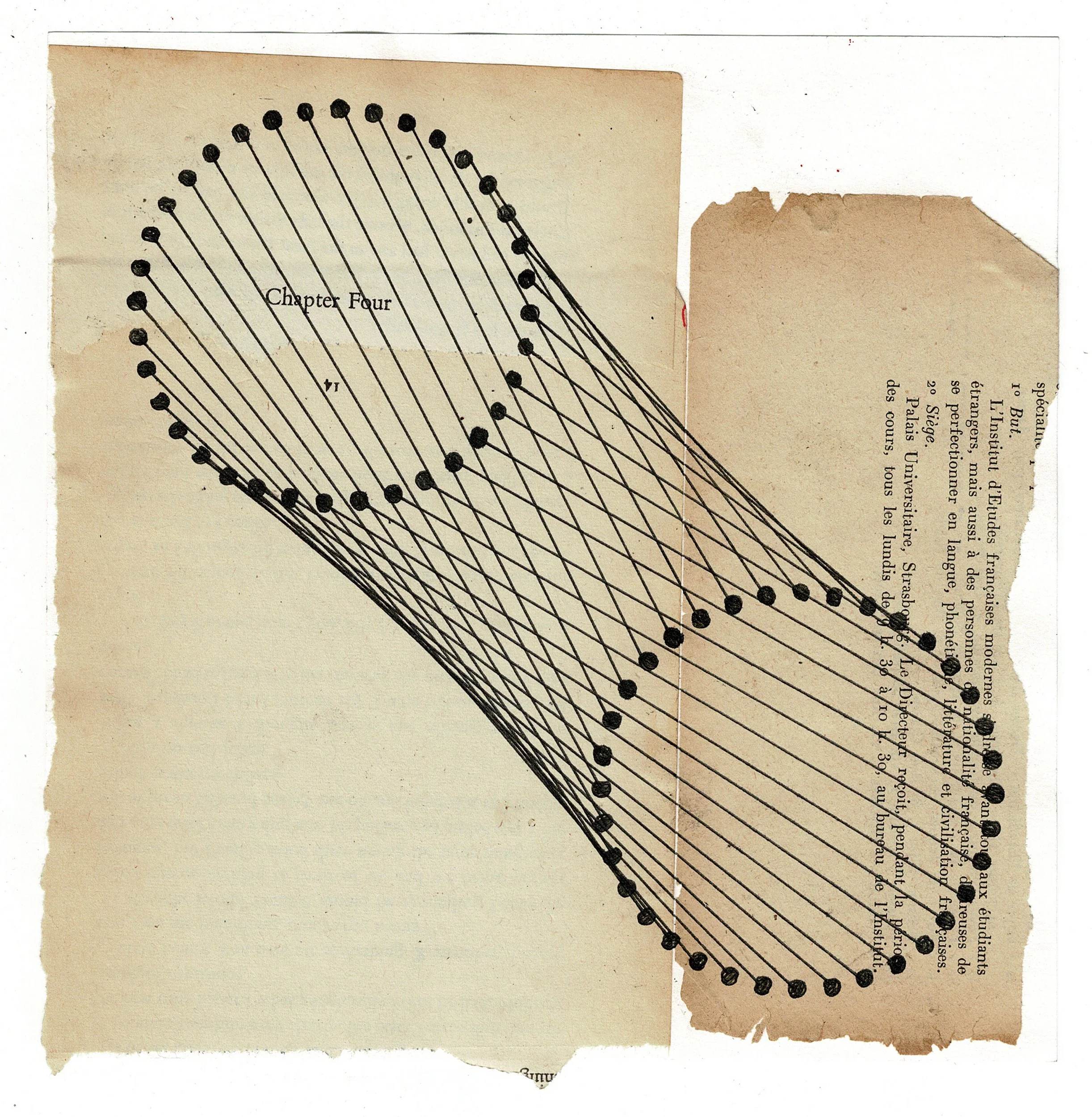 Speaking and Swallowing 11, 2026, pen and collage