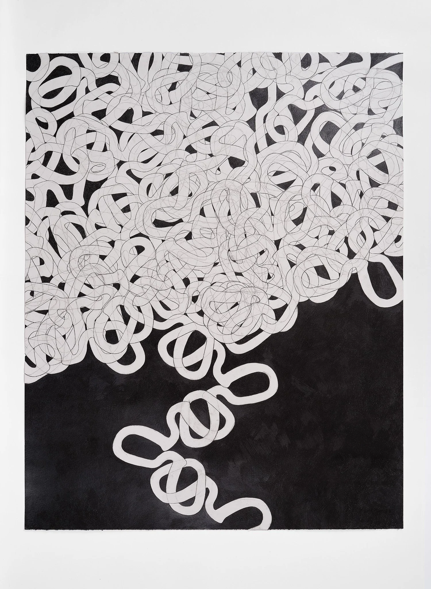 Levity / Gravity 2, 2025, graphite on watercolour paper, 152cm x 122cm photo: Article Studio