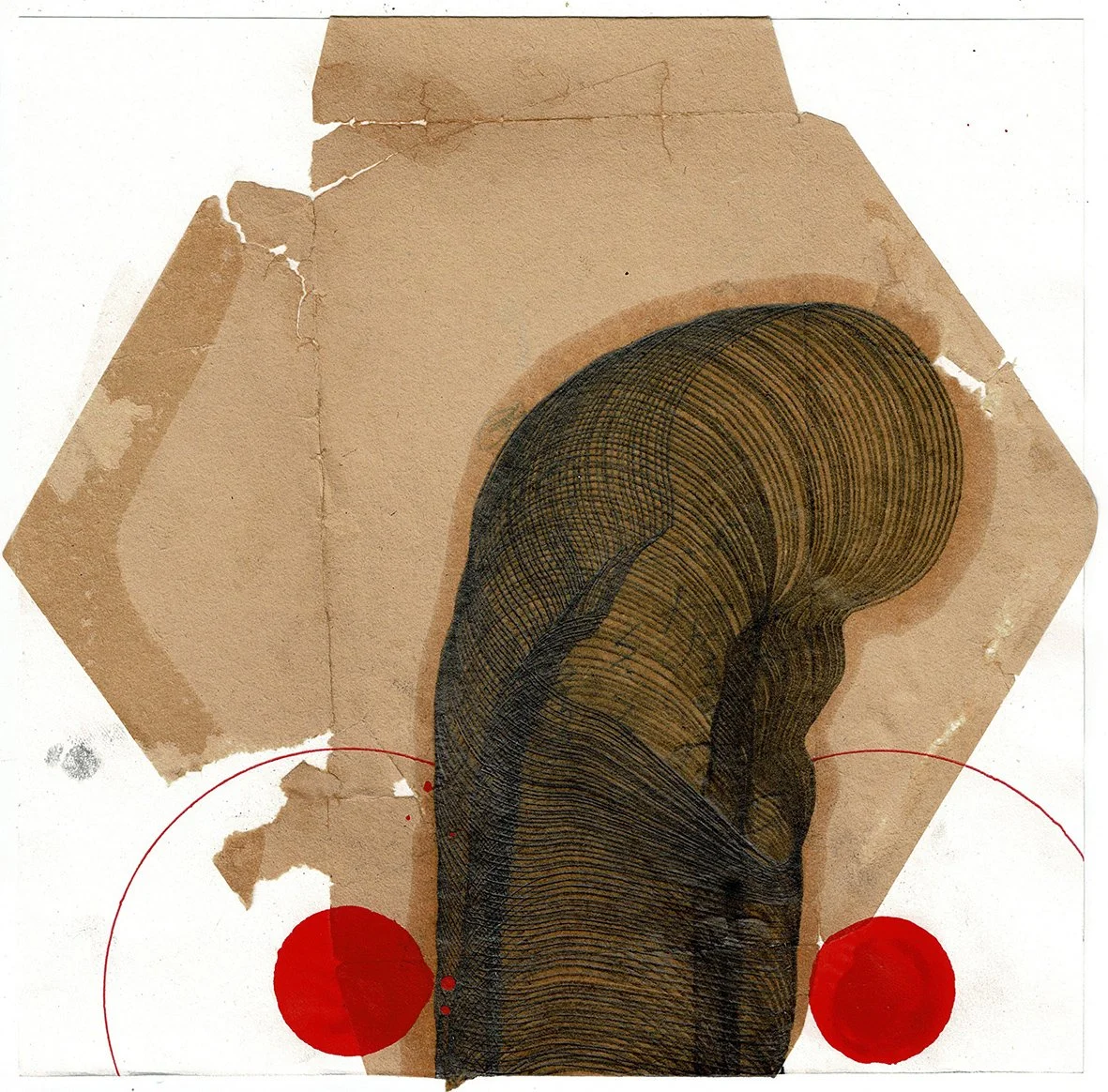 I've Been Right About Everything, 2025, graphite, ink, pen, found paper